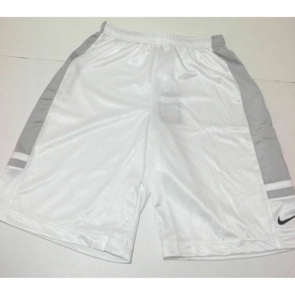 Nike Franchise Basketball Training Workout Shorts Boys XL White 522433 NEW - Picture 3 of 3